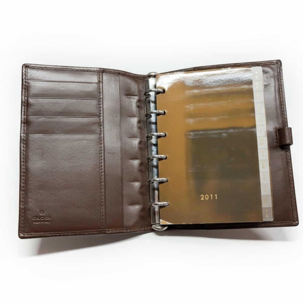 ❌❌SOLD❌❌ GUCCI GG Canvas Jackie Agenda Wallet - Picture 3 of 3